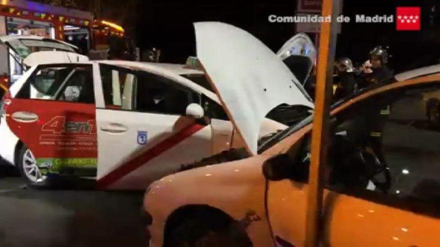 Fallece un taxita en Getafe al chocar su vehículo frontalmente contra un turismo