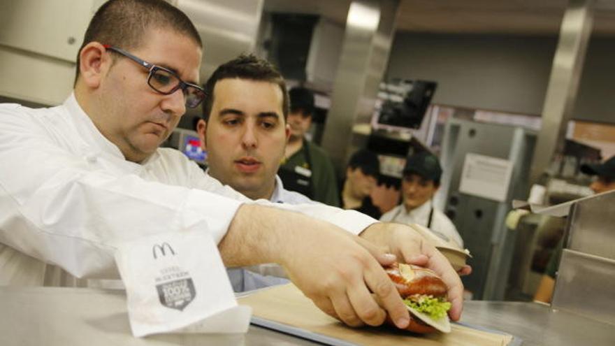 Dani García, con su Grand McExtreme Bibo.