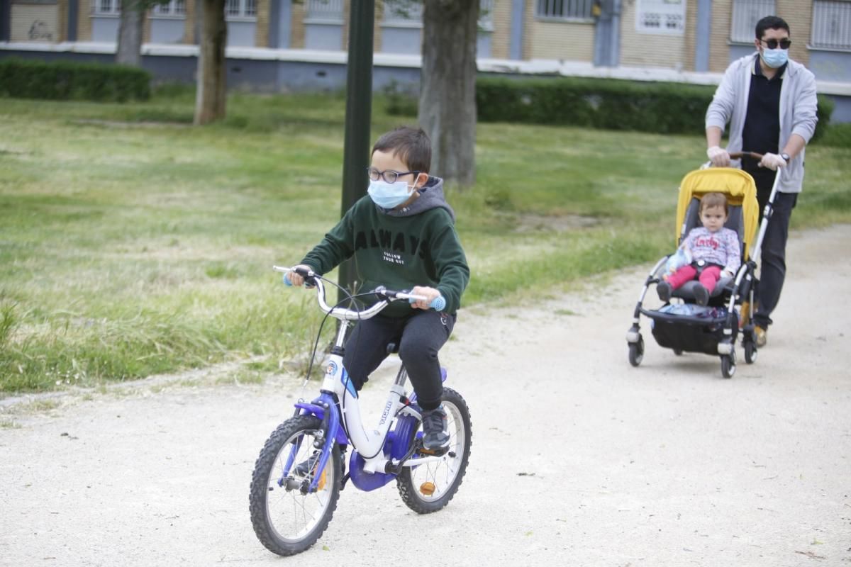 Los niños y niñas vuelven a las calles de Zaragoza