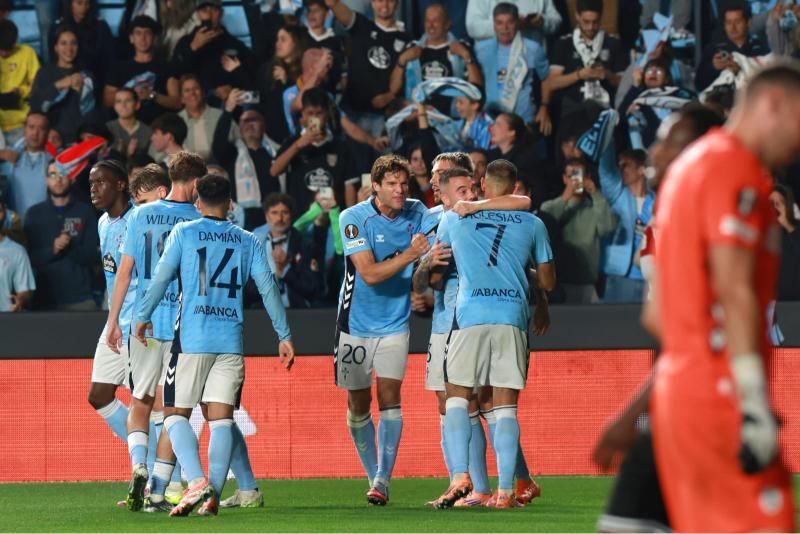 Las imágenes del Celta-PAOK