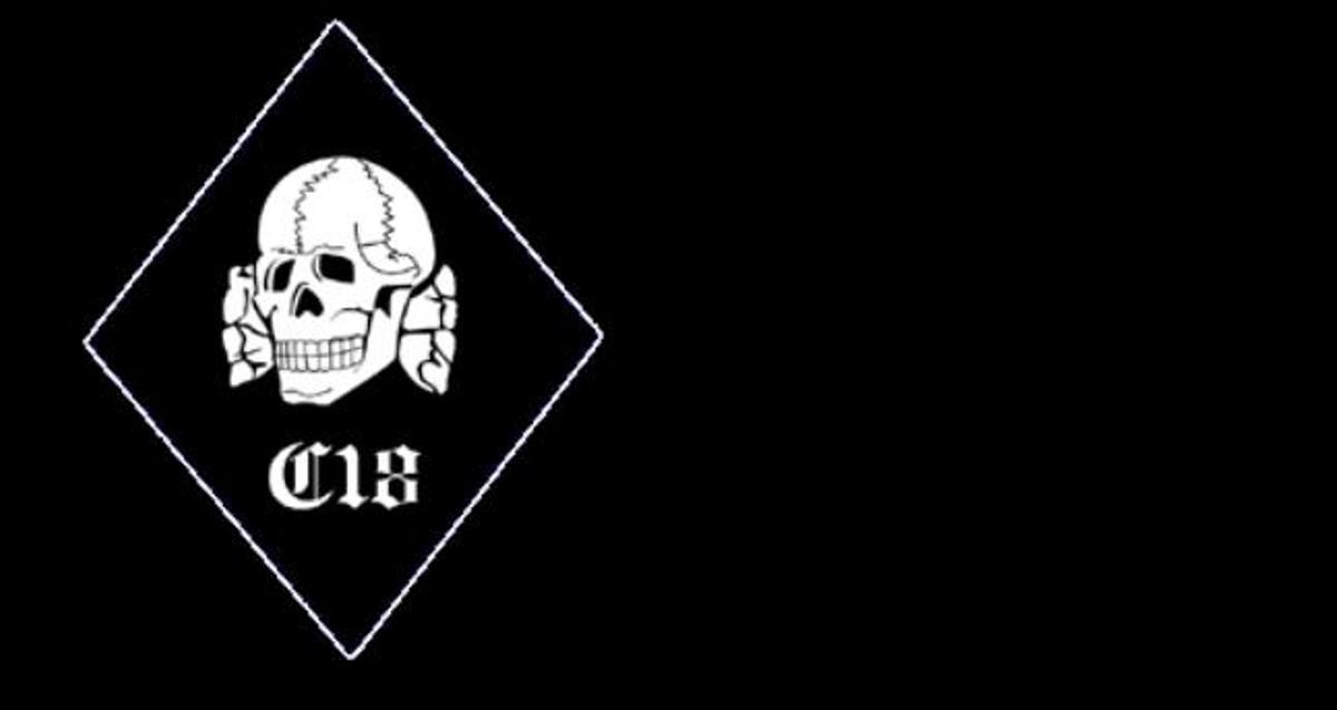 Logotipo de Combat 18, banda neonazi investigada por los Mossos y la Policía Nacional