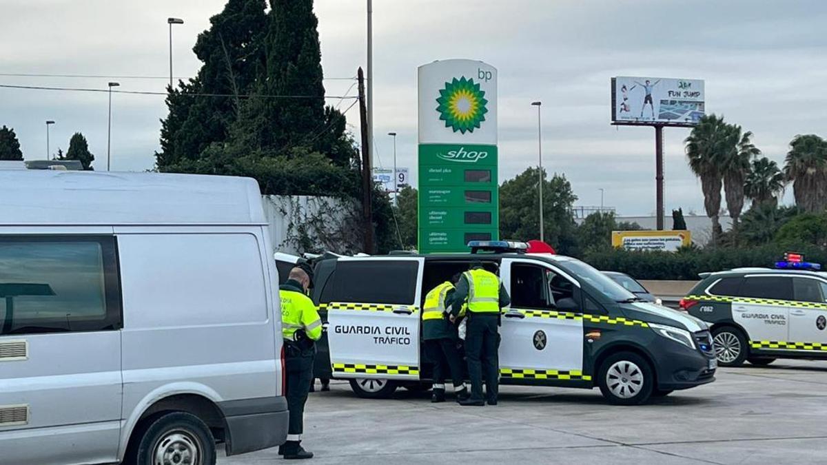 Imagen de uno de los controles de Tráfico.