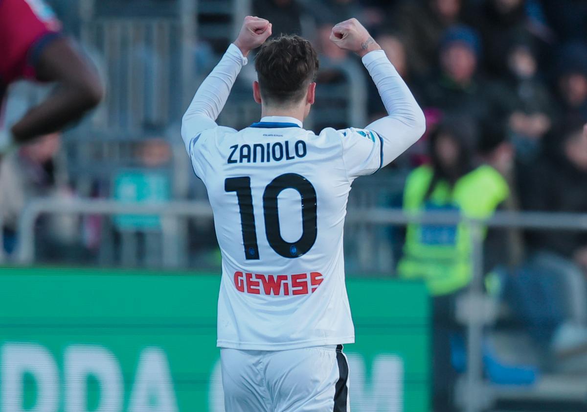 Zaniolo, autor del gol de la victoria