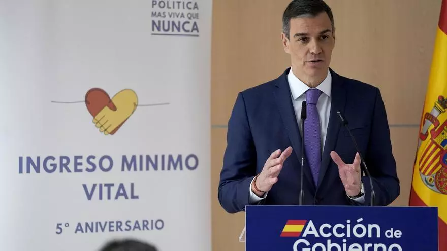 Sánchez resalta la importancia del Ingreso Mínimo Vital para "llegar donde nosotros no podemos"
