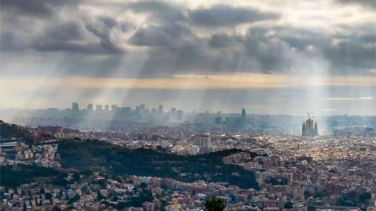 Día nublado en Barcelona