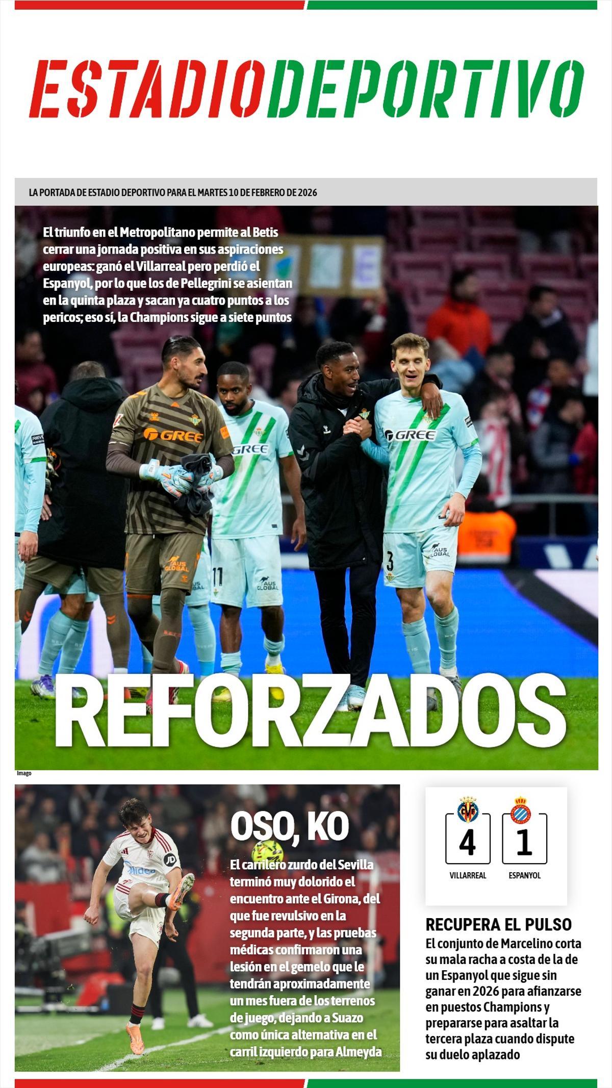Estas son las portadas de la prensa deportiva de hoy