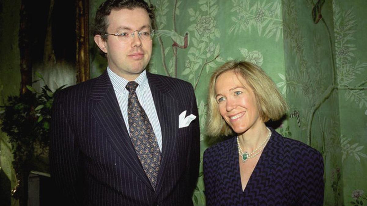 Eva y Hans Kristian Rausing, en una foto tomada en Londres, en noviembre de 1996.