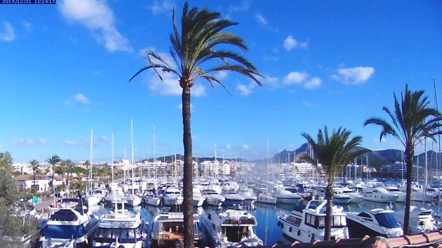 Port d&#039;Alcúdia am Silvester-Tag