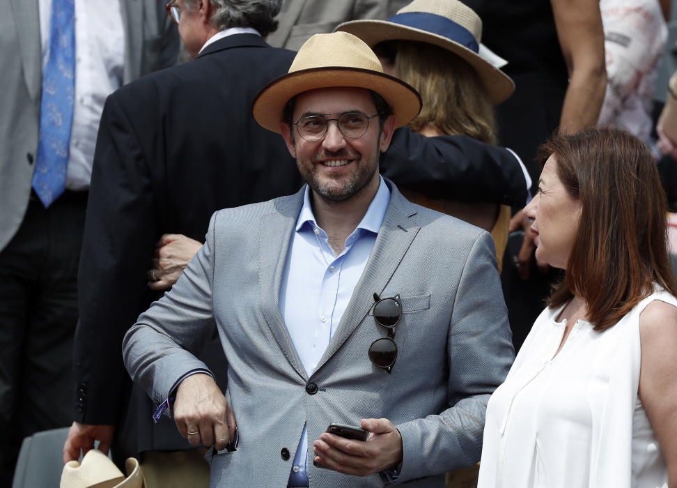 Màxim Huerta en la final de Roland Garros.