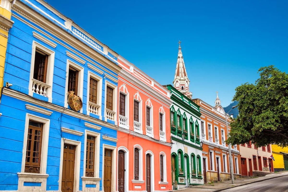 Coloridas calles en Bogotá