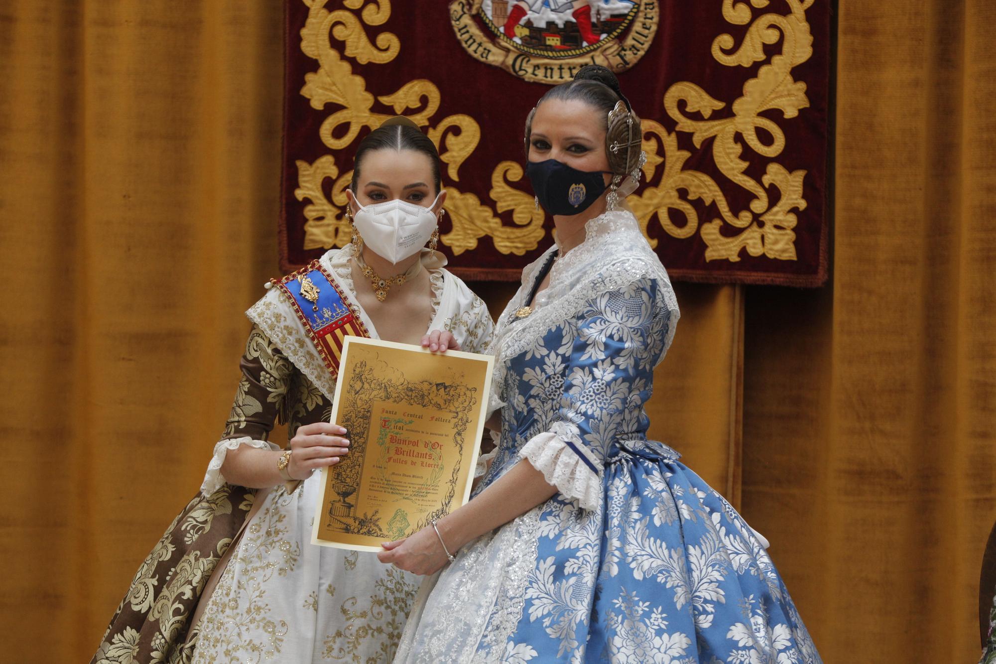 Tres tandas de "brillants" en las fallas de Malvarrosa-Cabanyal-Beteró