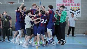 El FC Barcelona A, campió de la Lliga Catalana Cadet dhandbol