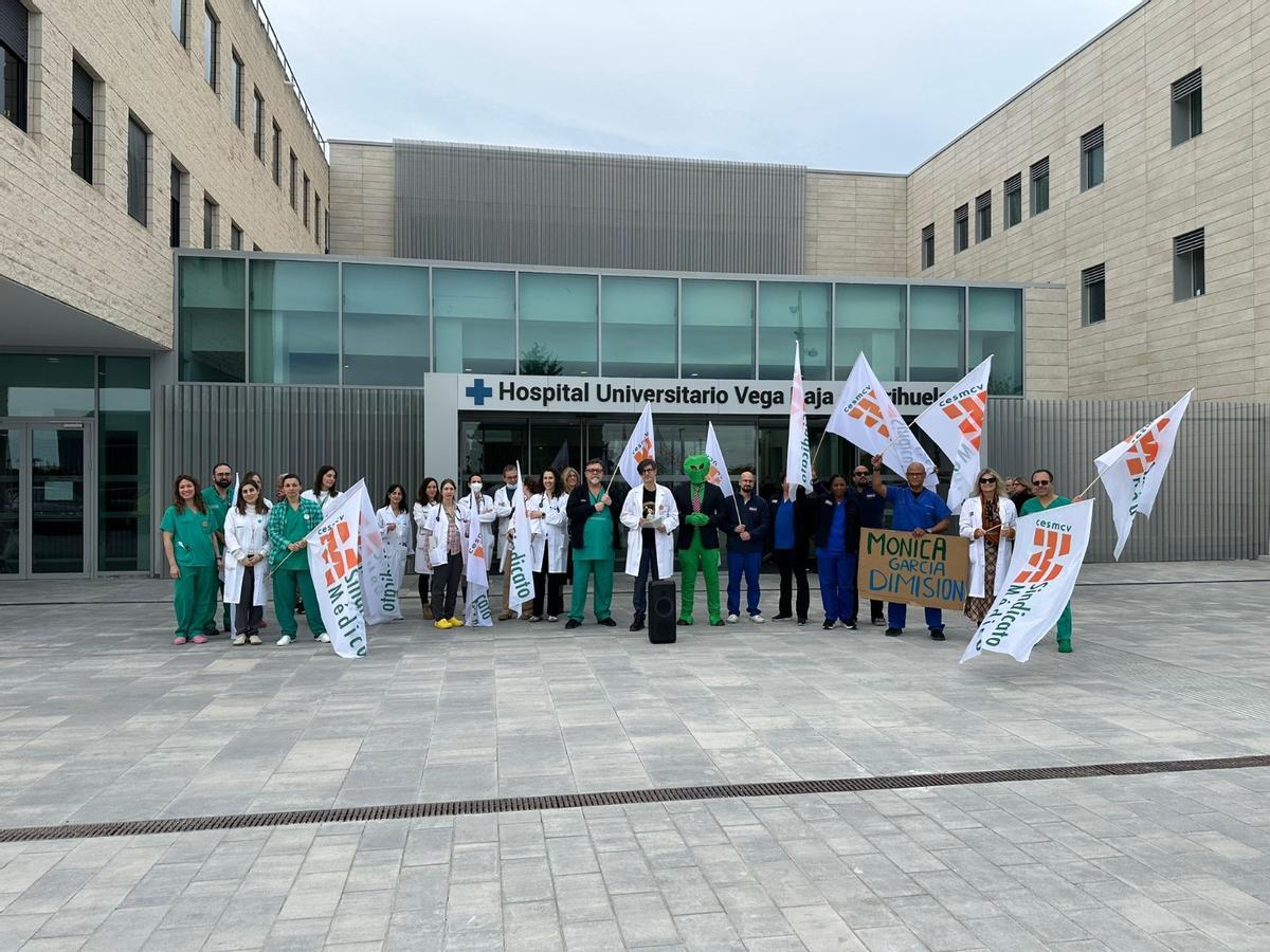 La nueva huelga de médicos en la provincia de Alicante. Hospital de Orihuela