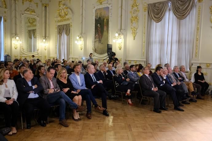 Las Palmas de Gran Canaria. Los cuatro Rectores de la ULPGC, protagonistas del coloquio ?Pasado, presente y futuro de la ULPGC?  | 22/05/2019 | Fotógrafo: José Carlos Guerra