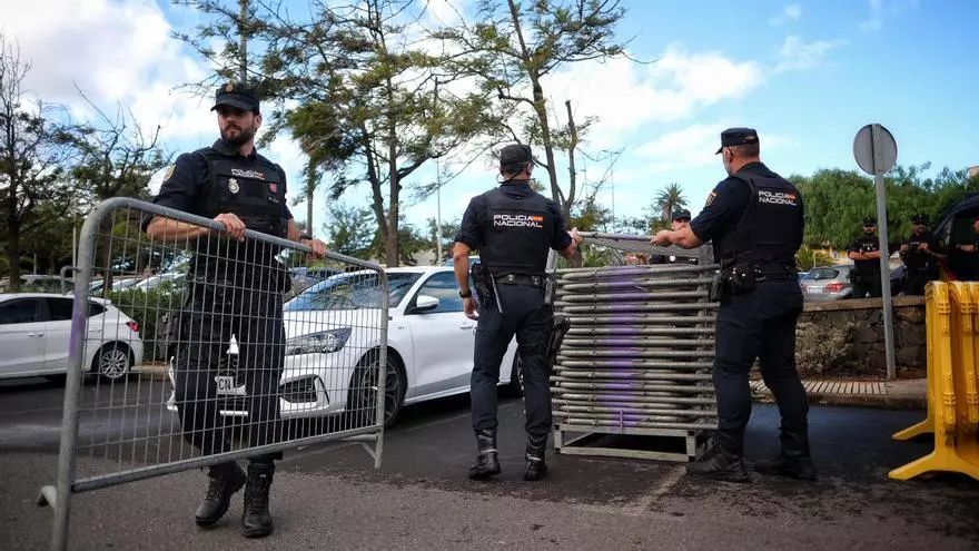 Mucha seguridad en el Campus Guajara ante la visita de Vito Quiles