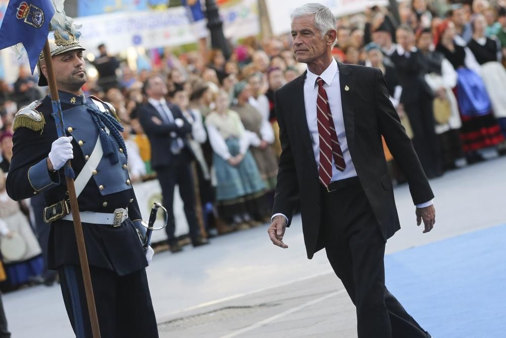 "La alfombra azul de los premios "Princesa de Asturias" 2016"