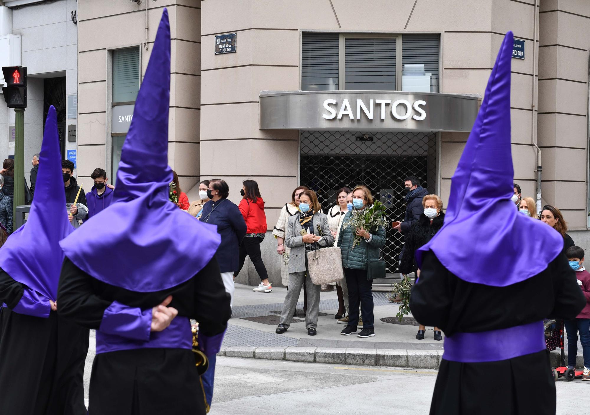 La procesión de la borriquilla en A Coruña