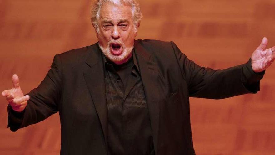 Plácido Domingo, en una actuación de 2016. // Reuters