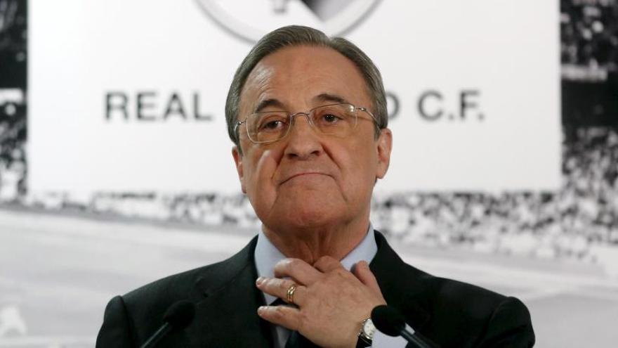 El presidente del Real Madrid, Florentino Pérez.