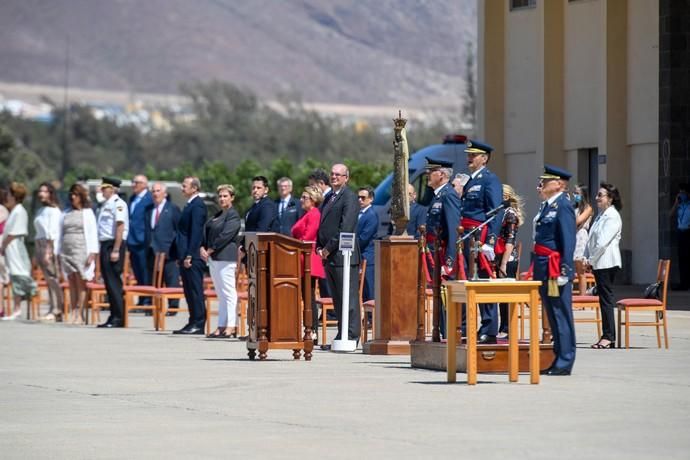 22-06-20   GENTE Y CULTURA. BASE AEREA DE GANDO. INGENIO TELDE.  Toma de  posesión Juan Pablo Sánchez de Lara como nuevo jefe del Mando Aéreo de Canarias Fotos: Juan Castro.  | 22/06/2020 | Fotógrafo: Juan Carlos Castro