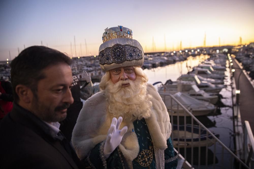 Els Reis d'Orient arriben a Blanes per mar