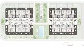 Los 82 pisos de protección pública con piscina de Xàbia, sobre plano: la promotora pide licencia