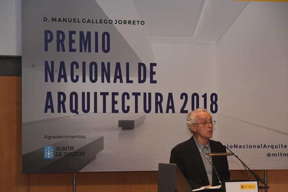 Manuel Gallego Jorreto recibe su segundo Premio Nacional de Arquitectura, que reconoce su trayectoria, con una reivindación del carácter social de su profesión.