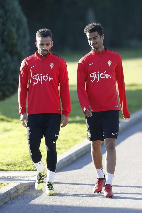 Entrenamiento del Sporting