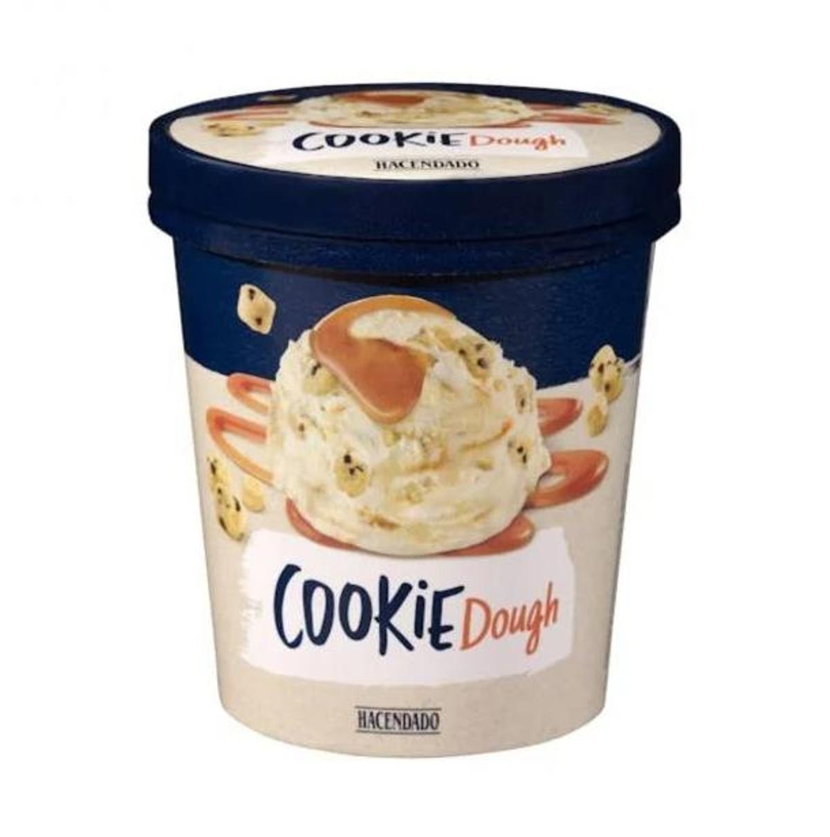 Helado Cookie Dough Hacendado