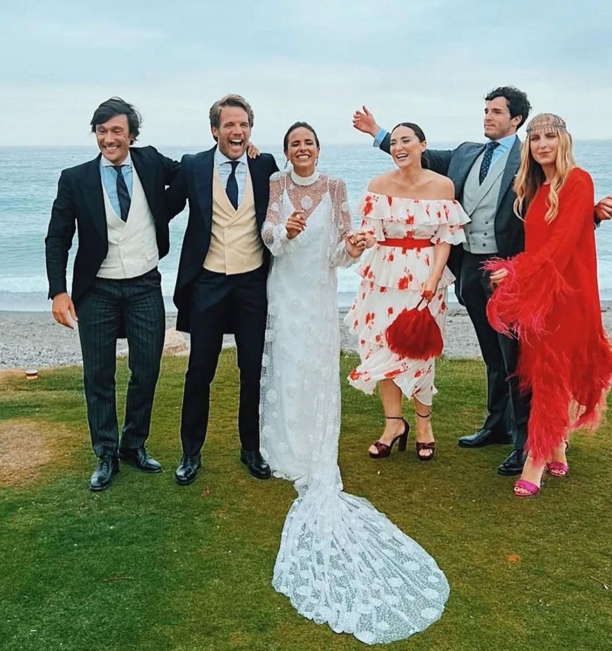 Tamara Falcó junto a Casilda Aguilera en su boda.
