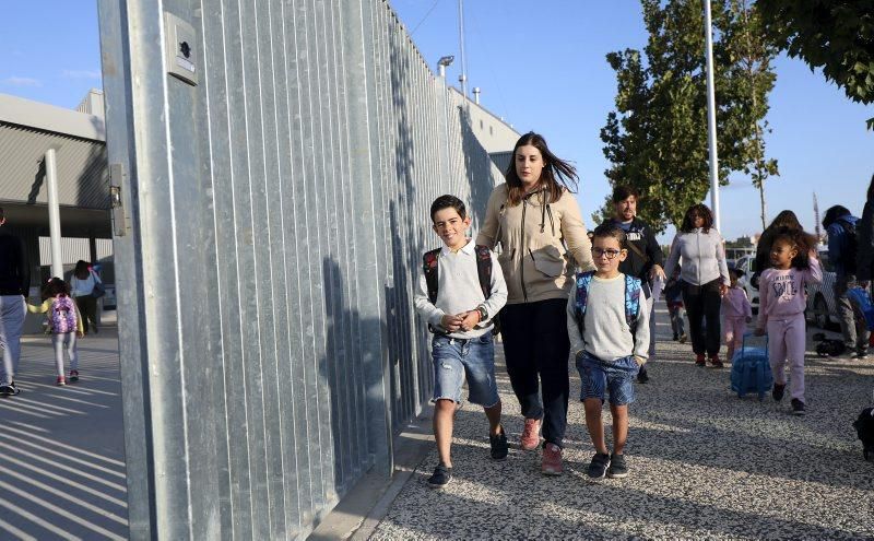 Primer día de clase en el nuevo colegio Parque Venecia