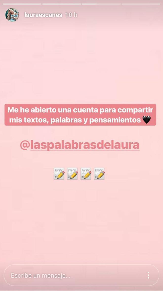 Laura Escanes se abre nueva cuenta de Instagram