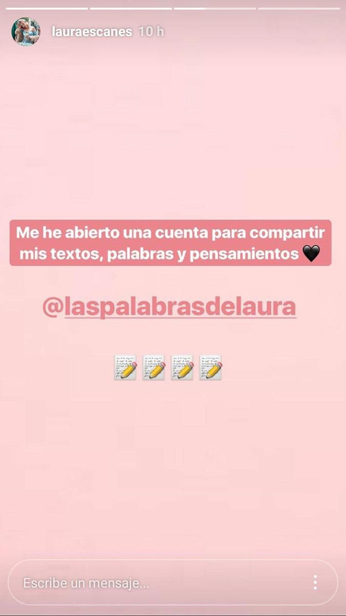 Laura Escanes se abre nueva cuenta de Instagram