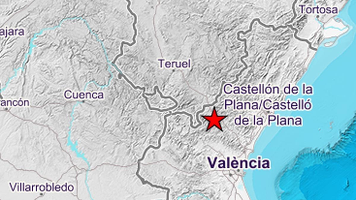 Localización exacta del terremoto.