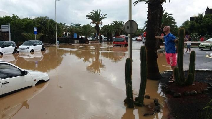 Costa Teguise, inundada
