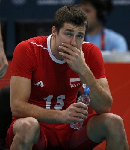 El jugador de voleibol polaco Kubiak