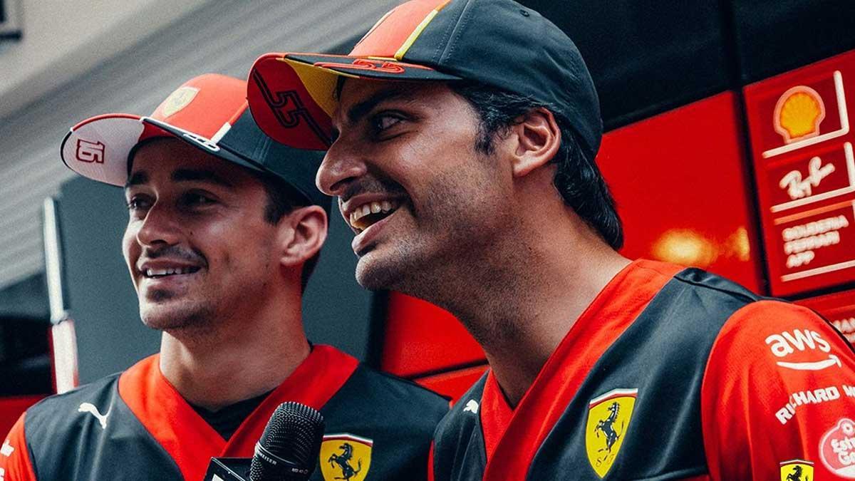 Sainz y Leclerc , el tandem de Ferrari