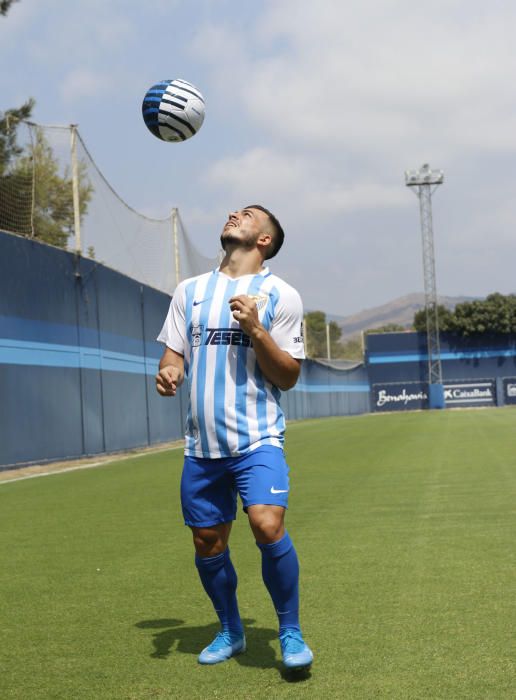 El Málaga CF presenta a Sadiku , González, y Benkhemassa