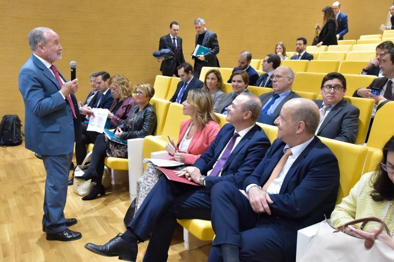 18-01-2018 LAS PALMAS DE GRAN CANARIA. Xiana Méndez, secretaria de Estado de Comercio, en el foro de la Asociación para el Progreso de la Dirección en Canarias, en Cajamar. Fotógrafo: ANDRES CRUZ  | 18/01/2019 | Fotógrafo: Andrés Cruz