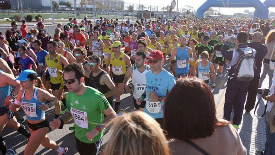 Imagen de la Media Maratón de Málaga del año pasado.