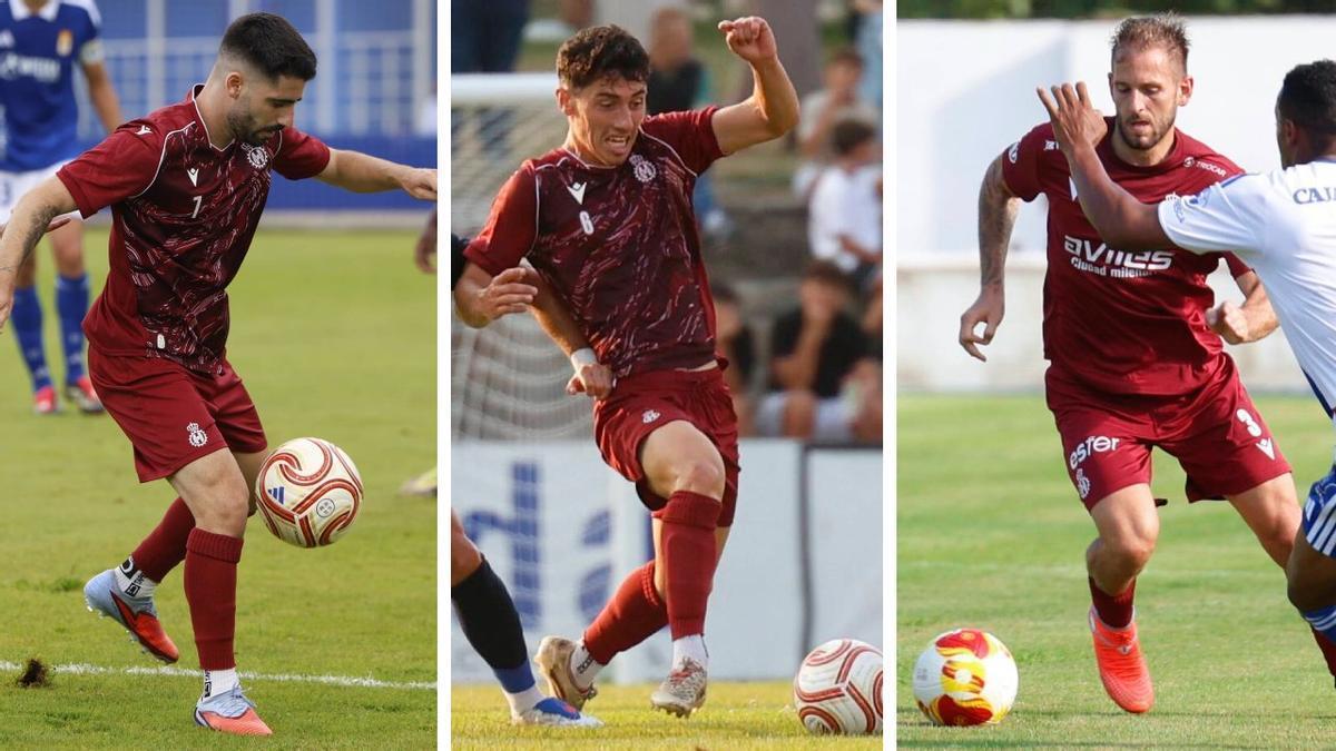 Por la izquierda, Cris Montes, Pitu Doncel y Roger Escoruela