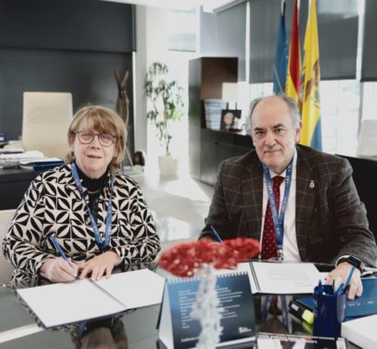 María Begoña Sahagún y Luis Campos. |  LOC