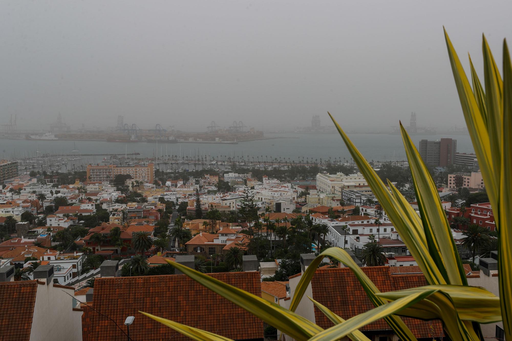 Calima intensa en Las Palmas de Gran Canaria (27/12/2022)
