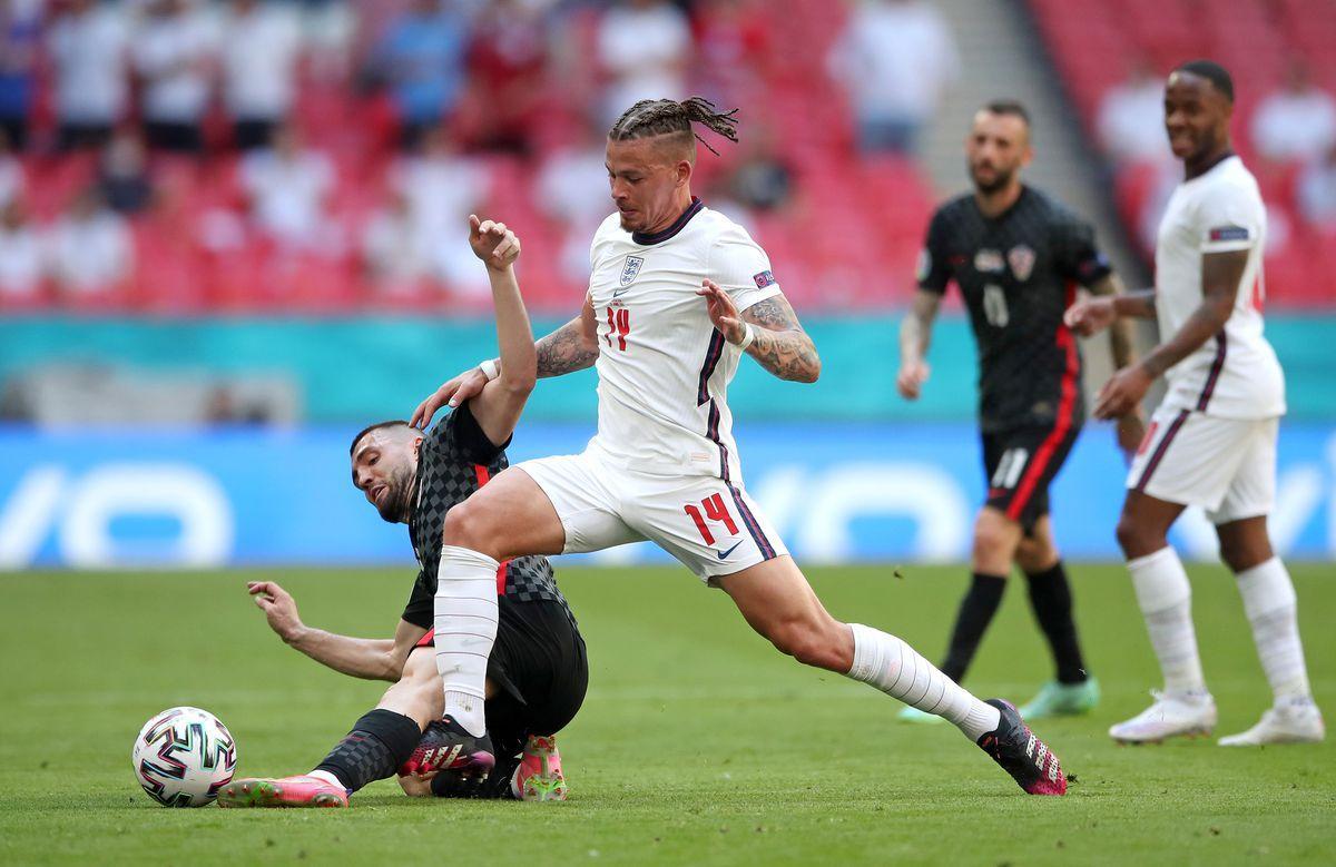 Kalvin Phillips, con la selección inglesa en la Eurocopa