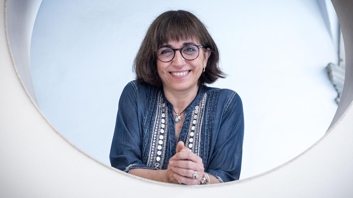 BARCELONA. 15.06.2021
Entrevista a Judith Colell, nueva presidenta de la Academia del cinema Català. FOTO FERRAN SENDRA