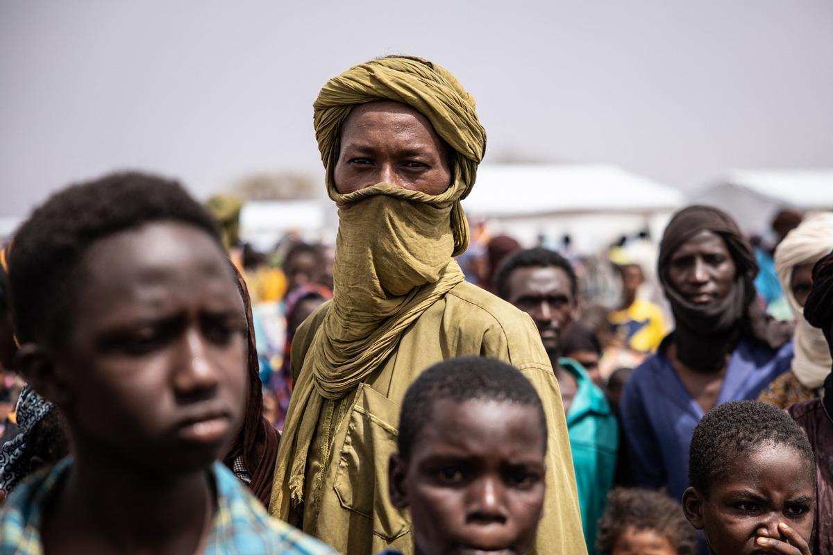 Refugiados en Goudebo