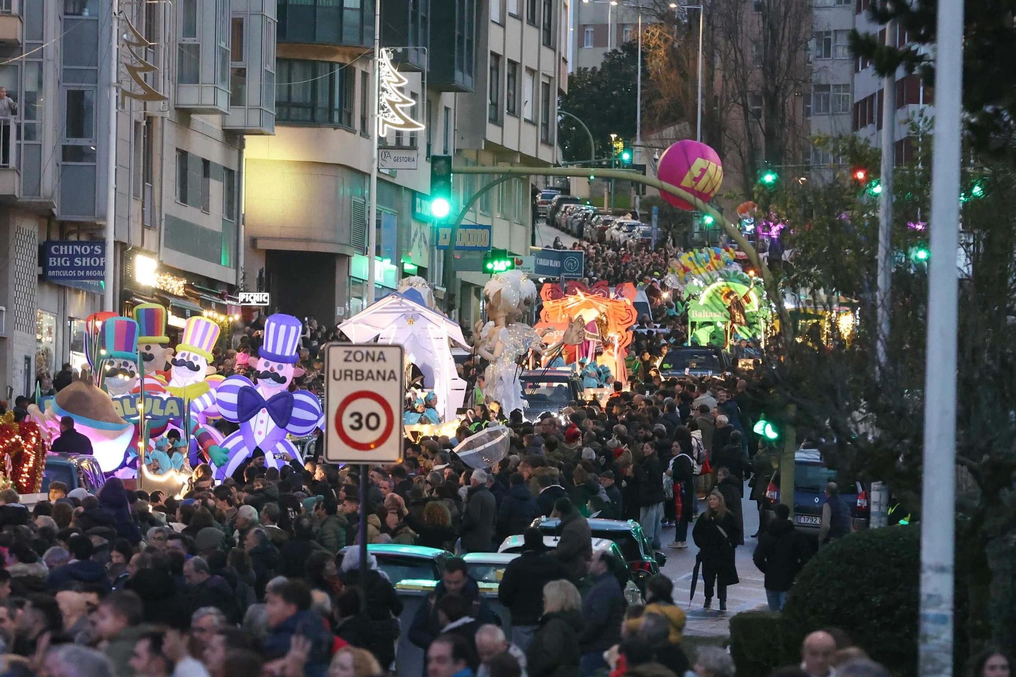 Cabalgata de Reyes Magos en A Coruña