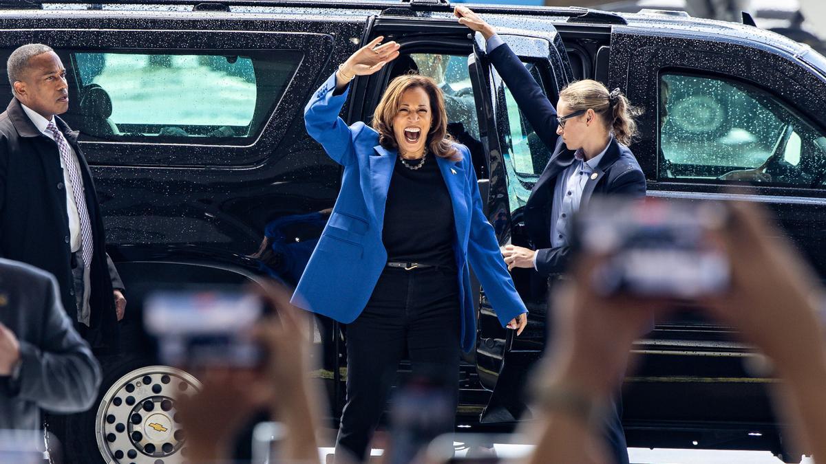 La vicepresidenta de EEUU, Kamala Harris