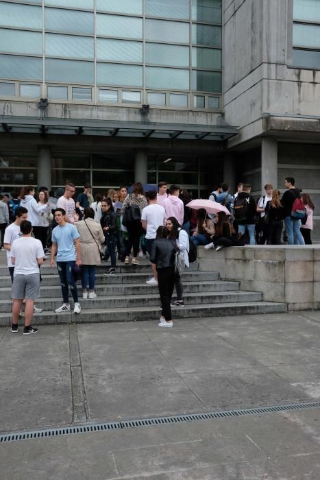 Ebau 2019 en Asturias: primer día de exámenes de selectividad en Mieres