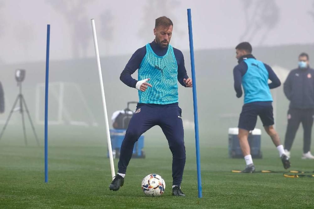 El Girona s''entrena a La Vinya